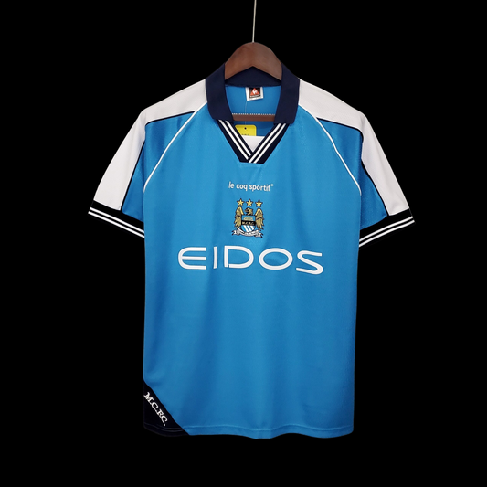 Manchester City Maillot Rétro 99/01