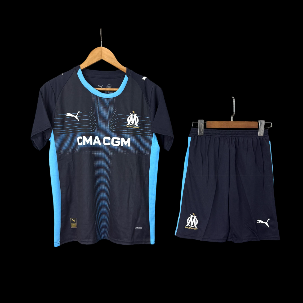 Marseille Kids Away Jersey 25/26