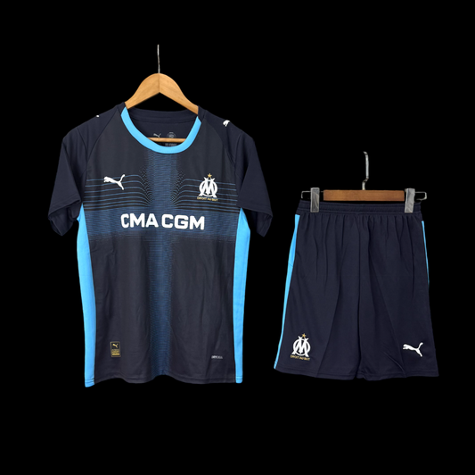 Marseille Kids Away Jersey 25/26