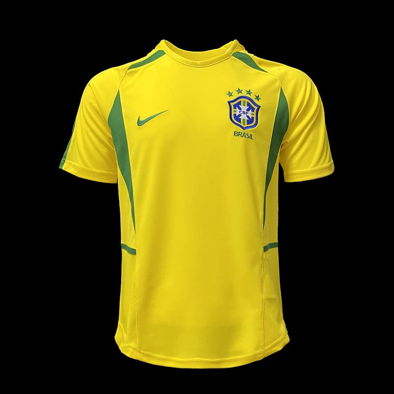 Brazil 2002 Home Retro Jersey