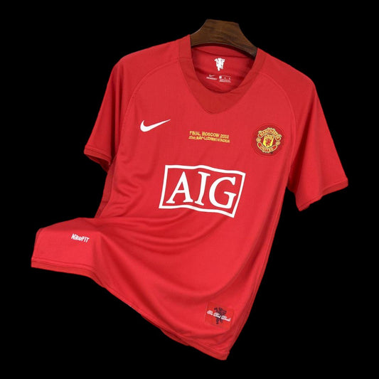 Manchester United 2007/08 Retro UCL Home Shirt