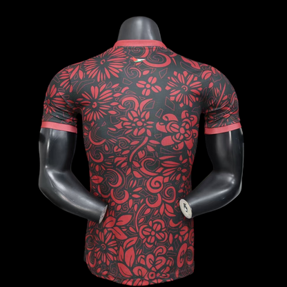 Palestina Maillot negro y rojo
